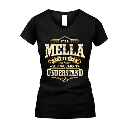 MELLA HH-F009–Personalized Name Quote Apparel “It’s an NAME Thing You Wouldn’t Understand”
