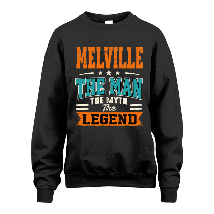 MELVILLE HH F007 The Man The Myth The Legend Personalized Shirt – Gift for Men
