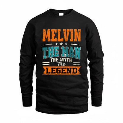 MELVIN HH F007 The Man The Myth The Legend Personalized Shirt – Gift for Men