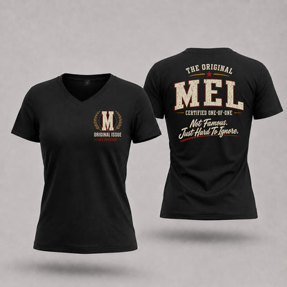 MEL W65-F6-168 – Personalized Original Issue Apparel “The Original NAME Certified One-of-One"