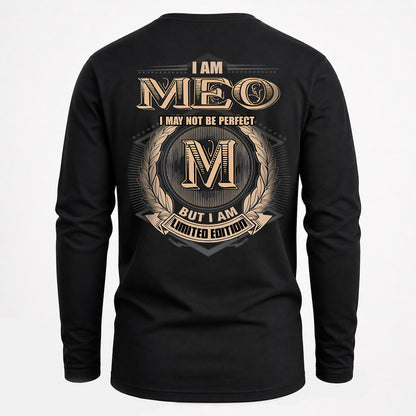 MEO 2K-101–Personalized Name Quote Apparel “I Am NAME May Not Be Perfect But I Am Limited Edition”