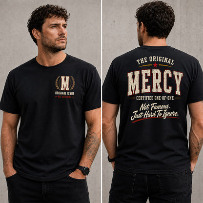 MERCY W65-F6-168 – Personalized Original Issue Apparel “The Original NAME Certified One-of-One"