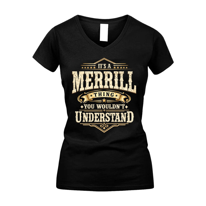 MERRILL HH-F009–Personalized Name Quote Apparel “It’s an NAME Thing You Wouldn’t Understand”