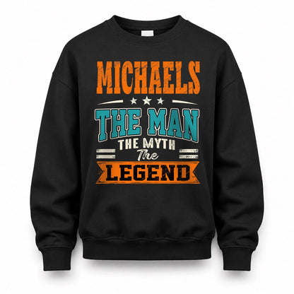 MICHAELS HH F007 The Man The Myth The Legend Personalized Shirt – Gift for Men
