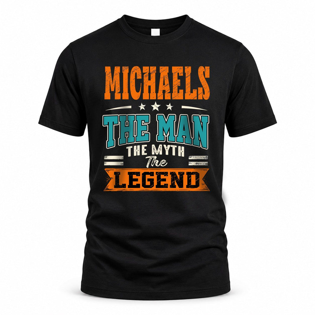 MICHAELS HH F007 The Man The Myth The Legend Personalized Shirt – Gift for Men