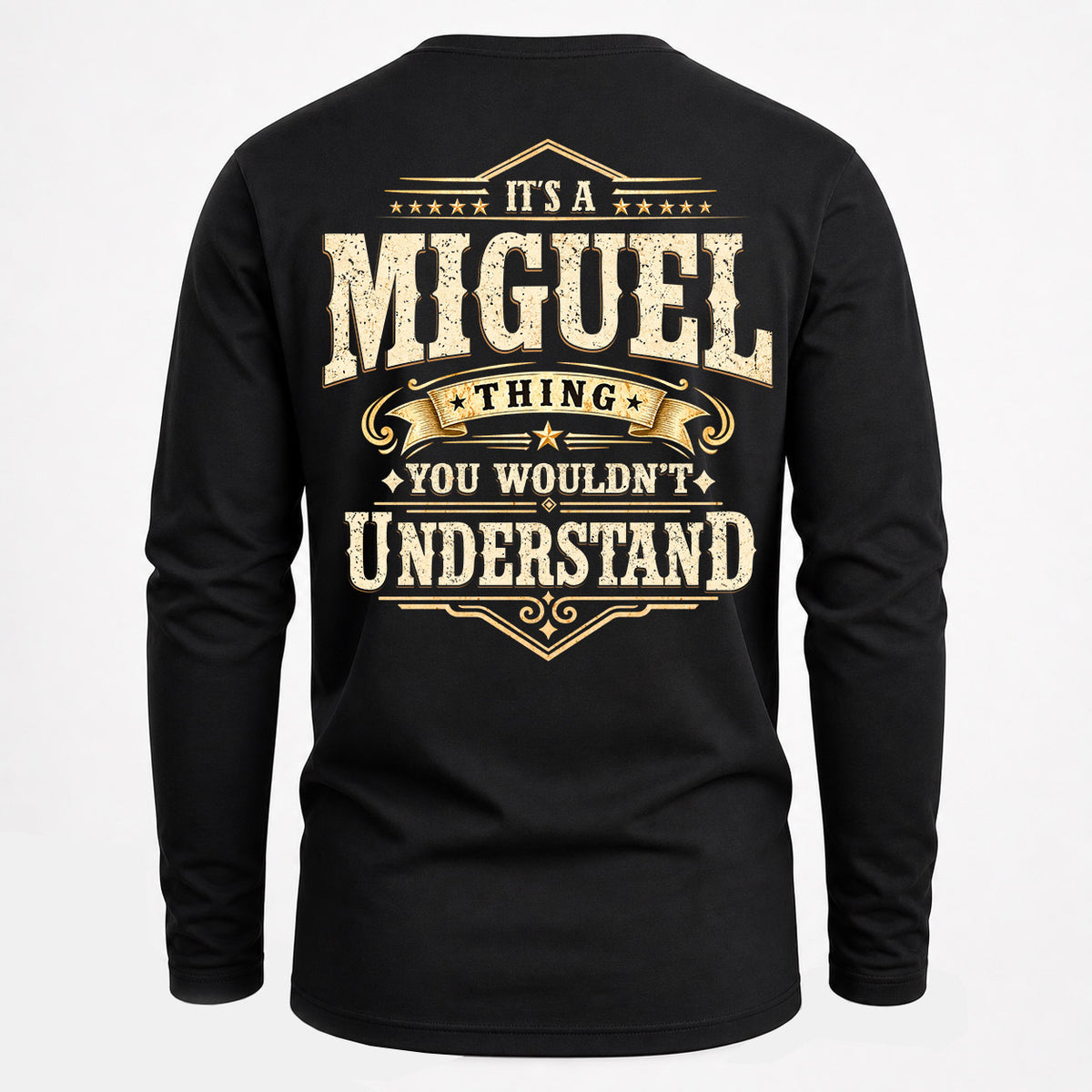 MIGUEL HH-F003–Personalized Name Quote Apparel “It’s an NAME Thing You Wouldn’t Understand”