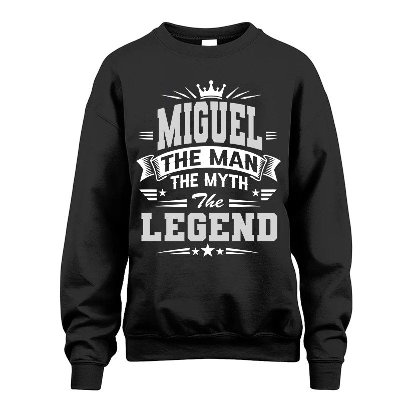 MIGUEL HH F004 The Man The Myth The Legend Personalized Shirt – Gift for Men