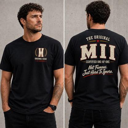 MII W65-F6-168 – Personalized Original Issue Apparel “The Original NAME Certified One-of-One"