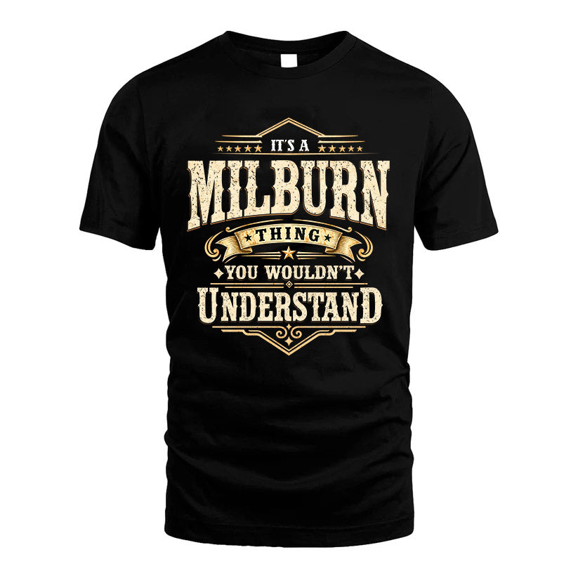 MILBURN HH-F009–Personalized Name Quote Apparel “It’s an NAME Thing You Wouldn’t Understand”