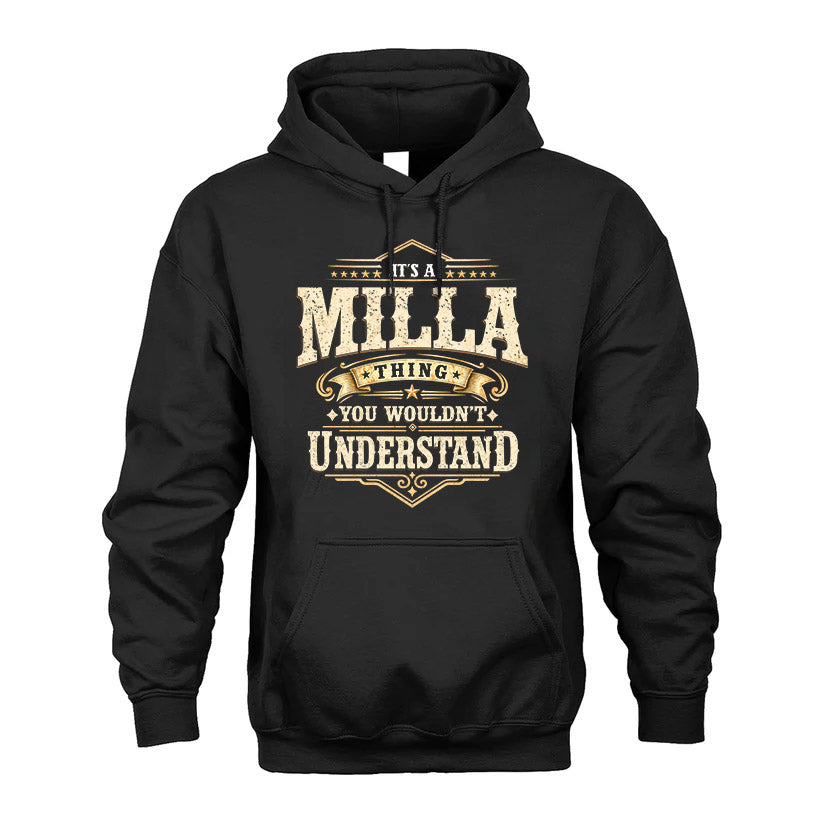 MILLA HH-F009–Personalized Name Quote Apparel “It’s an NAME Thing You Wouldn’t Understand”