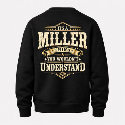 MILLER HH-F003–Personalized Name Quote Apparel “It’s an NAME Thing You Wouldn’t Understand”