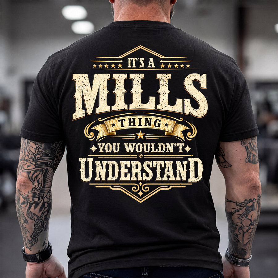 MILLS HH-F003–Personalized Name Quote Apparel “It’s an NAME Thing You Wouldn’t Understand”