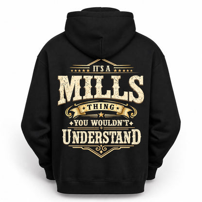 MILLS HH-F003–Personalized Name Quote Apparel “It’s an NAME Thing You Wouldn’t Understand”