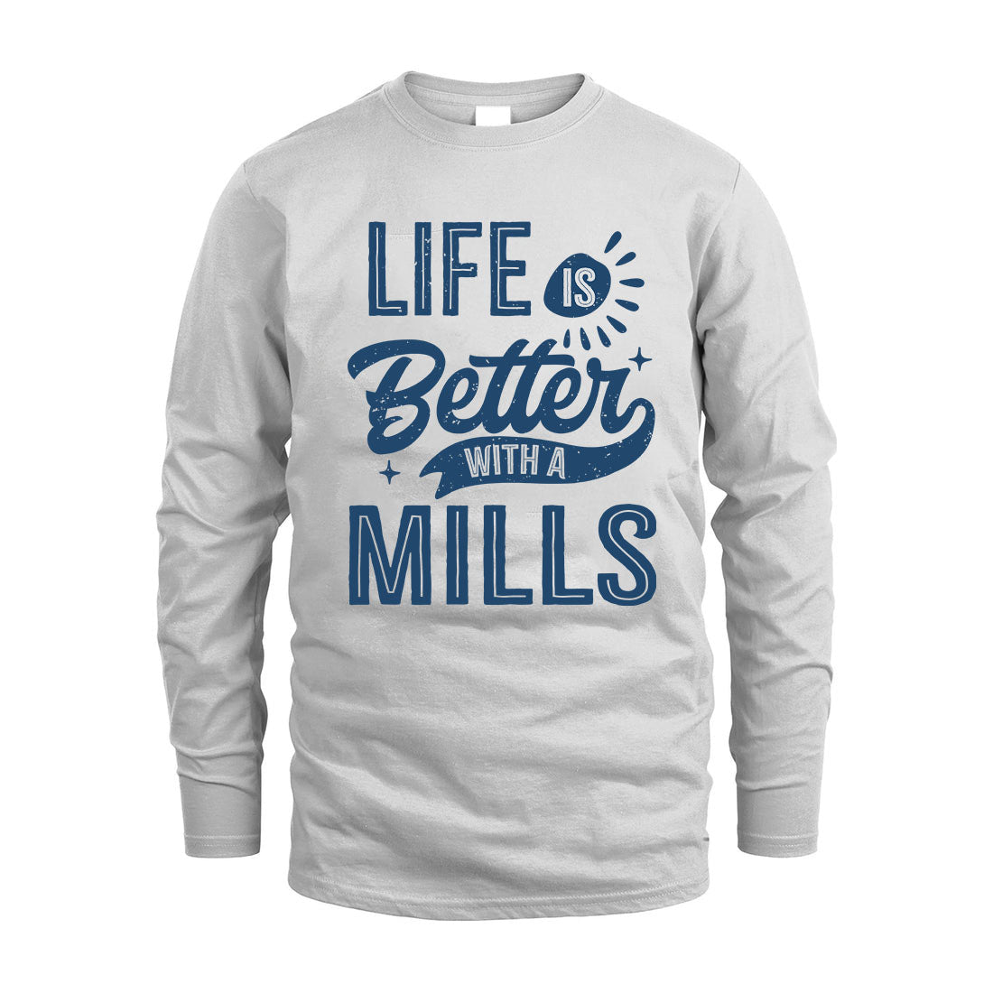 MILLS HH88-K2–Personalized Name Quote T-Shirt Life Is Better With Unisex Gift