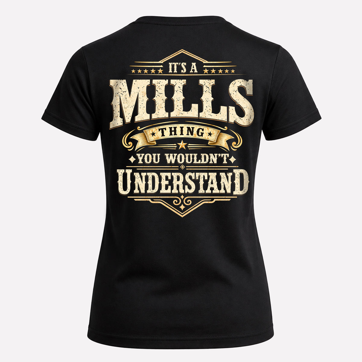 MILLS HH-F003–Personalized Name Quote Apparel “It’s an NAME Thing You Wouldn’t Understand”