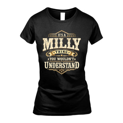 MILLY HH-F009–Personalized Name Quote Apparel “It’s an NAME Thing You Wouldn’t Understand”