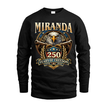 MIRANDA HH88-K250-104...250 Years Of Freedom 1776-2026