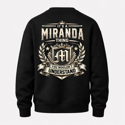 MIRANDA HH-F006 Thing Personalized Name T Shirt – You Wouldn’t Understand