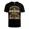 MIRANDA TT898-K6-229 – Personalized Funny Camping Quote Apparel “The Adventure Begins When The WiFi Ends”