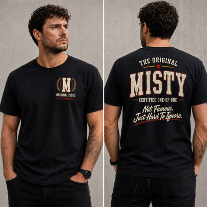 MISTY W65-F6-168 – Personalized Original Issue Apparel “The Original NAME Certified One-of-One"