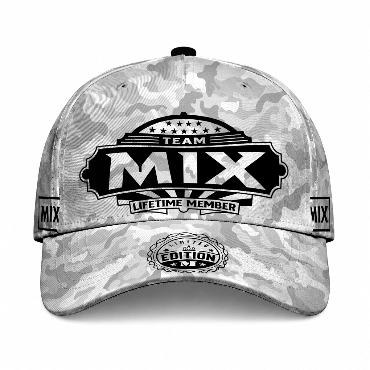 MIX TC01 HH79 Team Your Name Hat, Personalized Camo Baseball Cap, Custom Family Gift, Gift for Him Her