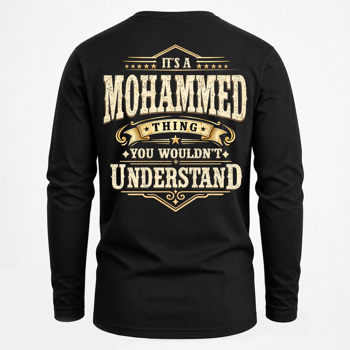 MOHAMMED HH-F003–Personalized Name Quote Apparel “It’s an NAME Thing You Wouldn’t Understand”