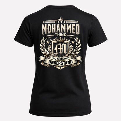 MOHAMMED HH-F006 Thing Personalized Name T Shirt – You Wouldn’t Understand