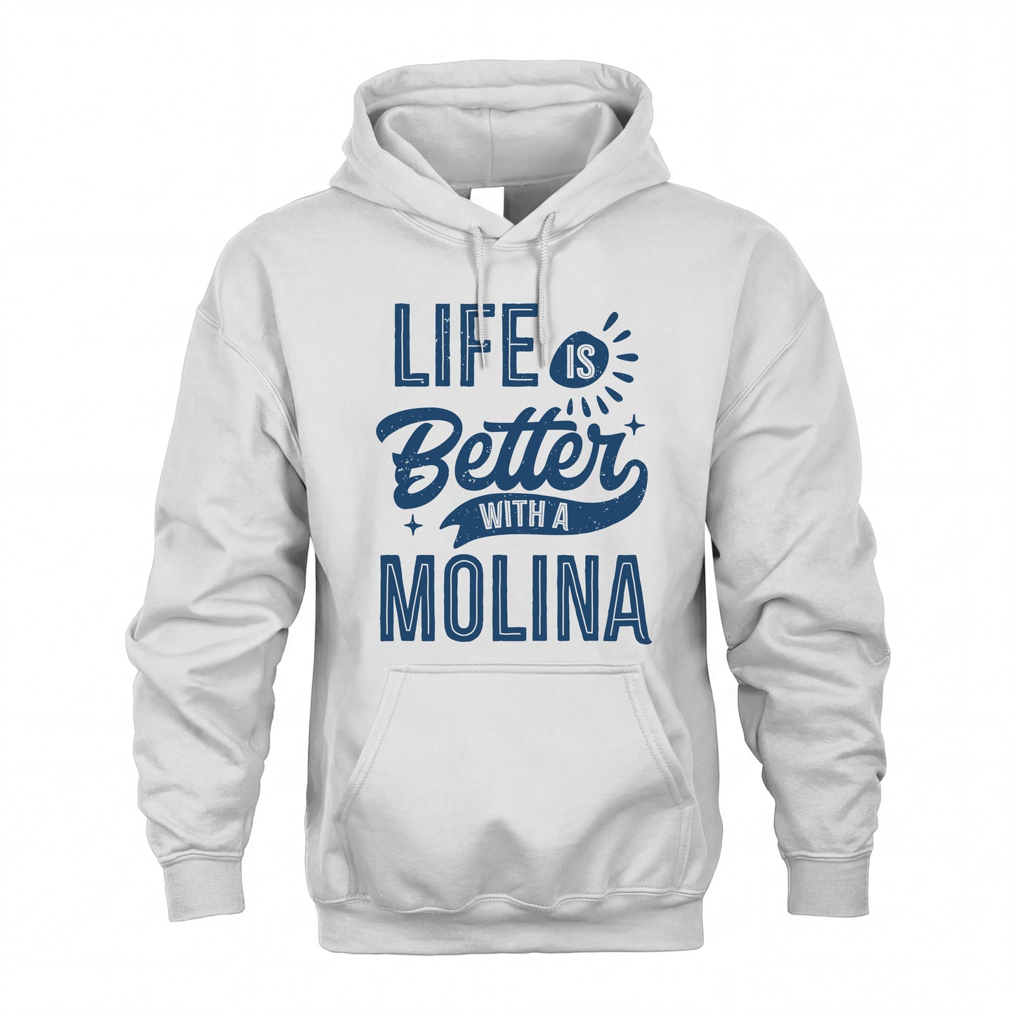 MOLINA HH88-K2–Personalized Name Quote T-Shirt Life Is Better With Unisex Gift
