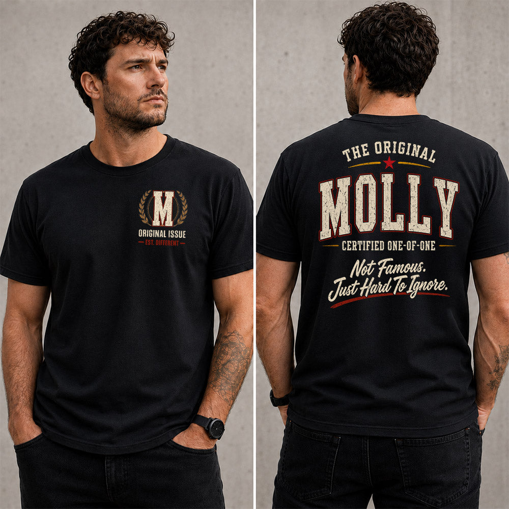 MOLLY W65-F6-168 – Personalized Original Issue Apparel “The Original NAME Certified One-of-One"