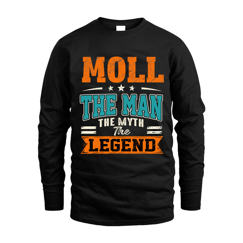 MOLL HH F007 The Man The Myth The Legend Personalized Shirt – Gift for Men
