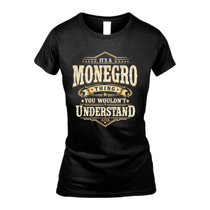 MONEGRO HH-F009–Personalized Name Quote Apparel “It’s an NAME Thing You Wouldn’t Understand”