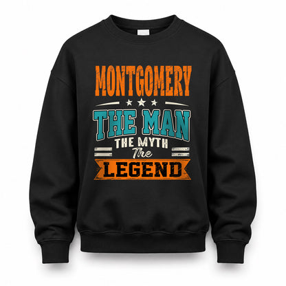 MONTGOMERY HH F007 The Man The Myth The Legend Personalized Shirt – Gift for Men