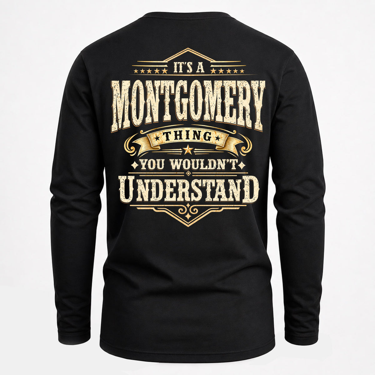 MONTGOMERY HH-F003–Personalized Name Quote Apparel “It’s an NAME Thing You Wouldn’t Understand”