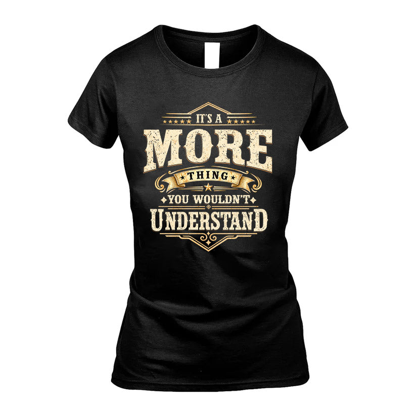 MORE HH-F009–Personalized Name Quote Apparel “It’s an NAME Thing You Wouldn’t Understand”