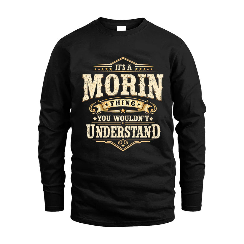 MORIN HH-F009–Personalized Name Quote Apparel “It’s an NAME Thing You Wouldn’t Understand”