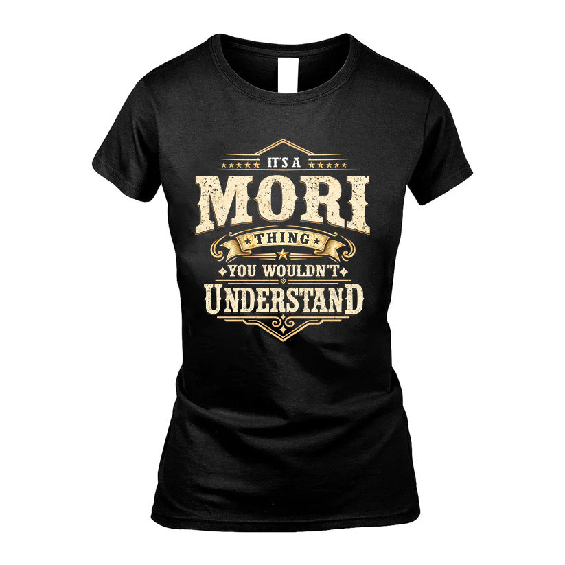 MORI HH-F009–Personalized Name Quote Apparel “It’s an NAME Thing You Wouldn’t Understand”