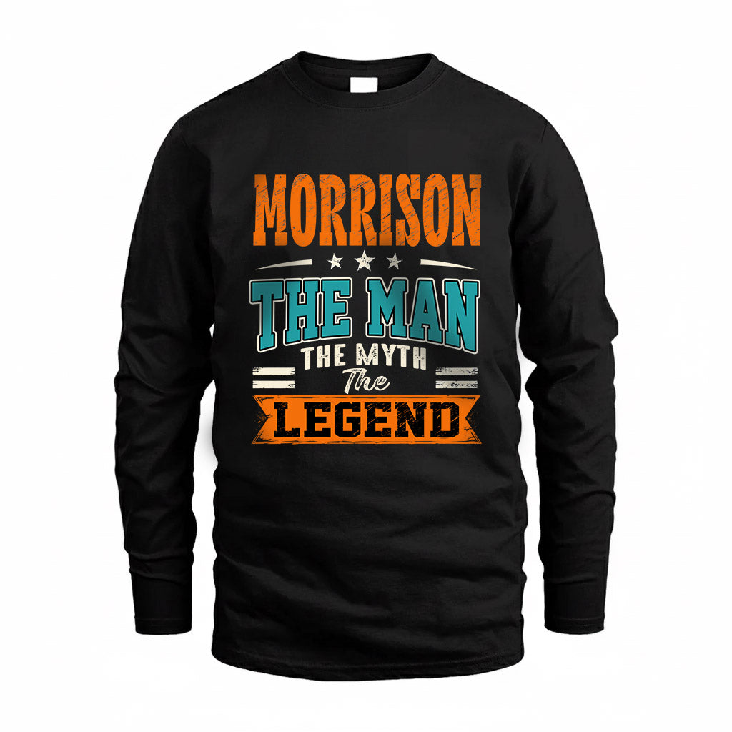 MORRISON HH F007 The Man The Myth The Legend Personalized Shirt – Gift for Men