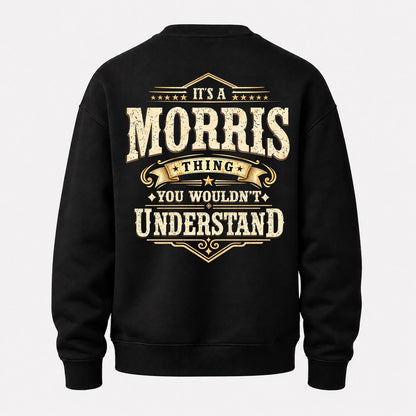 MORRIS HH-F003–Personalized Name Quote Apparel “It’s an NAME Thing You Wouldn’t Understand”