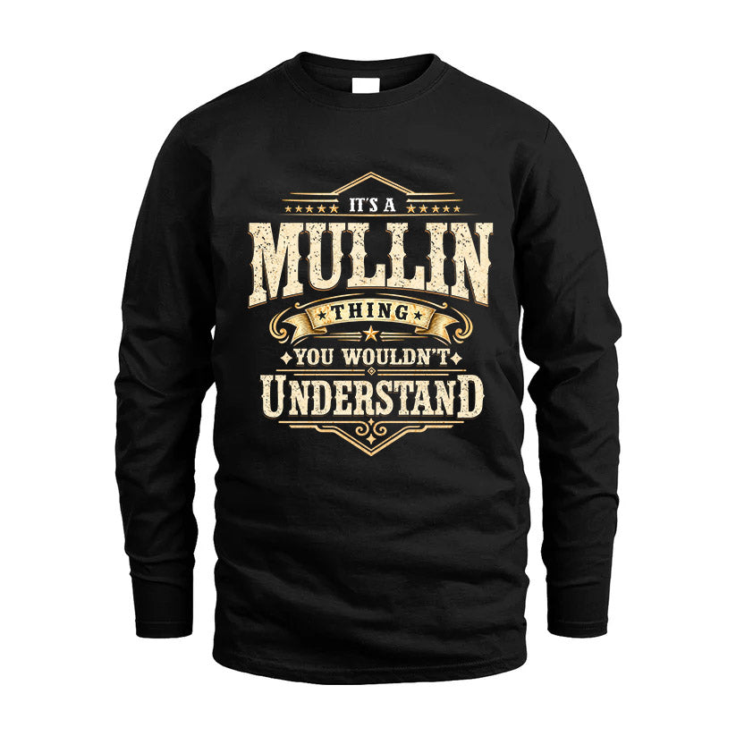 MULLIN HH-F009–Personalized Name Quote Apparel “It’s an NAME Thing You Wouldn’t Understand”
