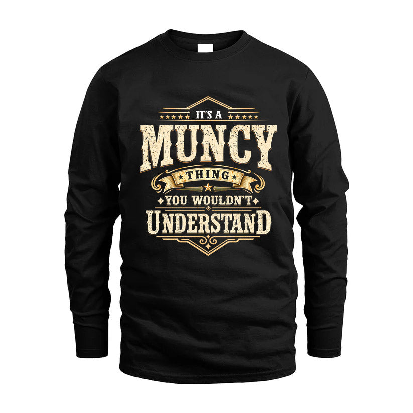 MUNCY HH-F009–Personalized Name Quote Apparel “It’s an NAME Thing You Wouldn’t Understand”