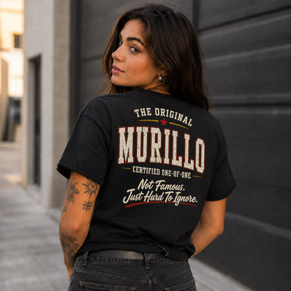 MURILLO W65-F6-168 – Personalized Original Issue Apparel “The Original NAME Certified One-of-One"