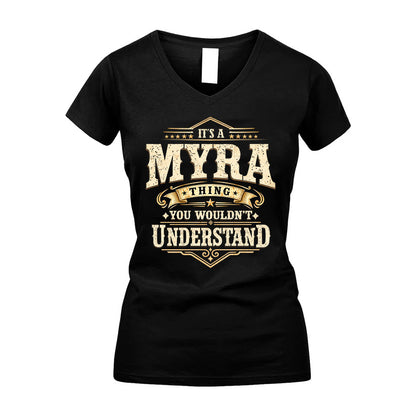MYRA HH-F009–Personalized Name Quote Apparel “It’s an NAME Thing You Wouldn’t Understand”