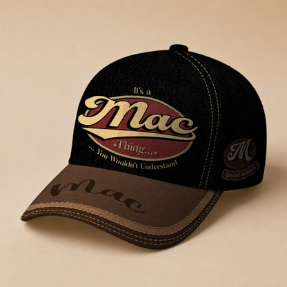 MAC  TC06 HH79 Personalized Distressed Baseball Cap, Custom Retro Trucker Hat, Statement Dad Cap