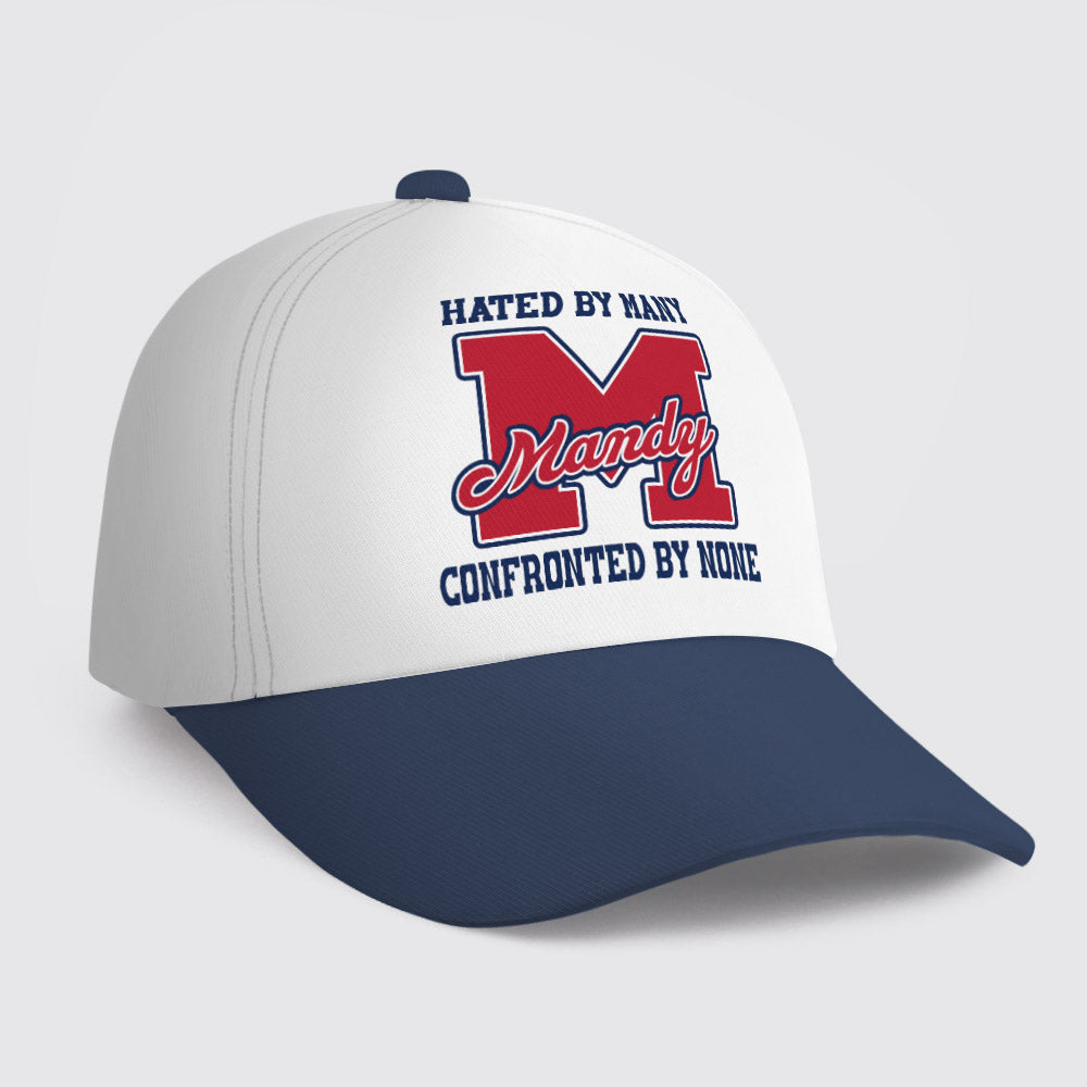 MANDY TA01-CP79 Hated By Many Confronted By None Sporty Cap