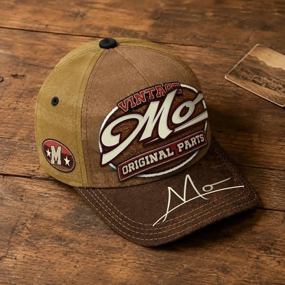 MO TC02 HH79  Personalized Name Baseball Cap, Vintage Retro Hat, Custom Gift for Him & Her