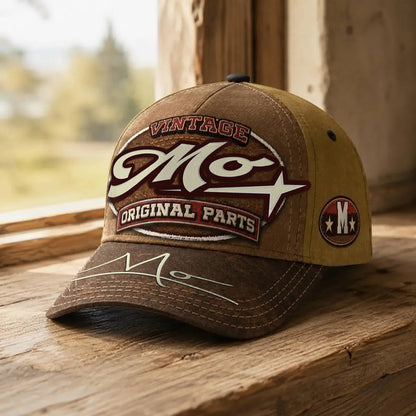 MO TC02 HH79  Personalized Name Baseball Cap, Vintage Retro Hat, Custom Gift for Him & Her