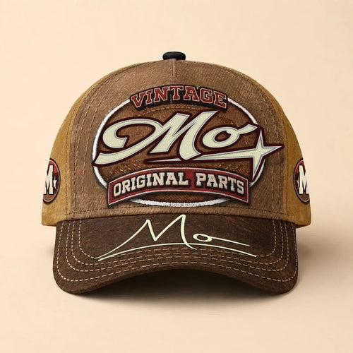 MO TC02 HH79  Personalized Name Baseball Cap, Vintage Retro Hat, Custom Gift for Him & Her
