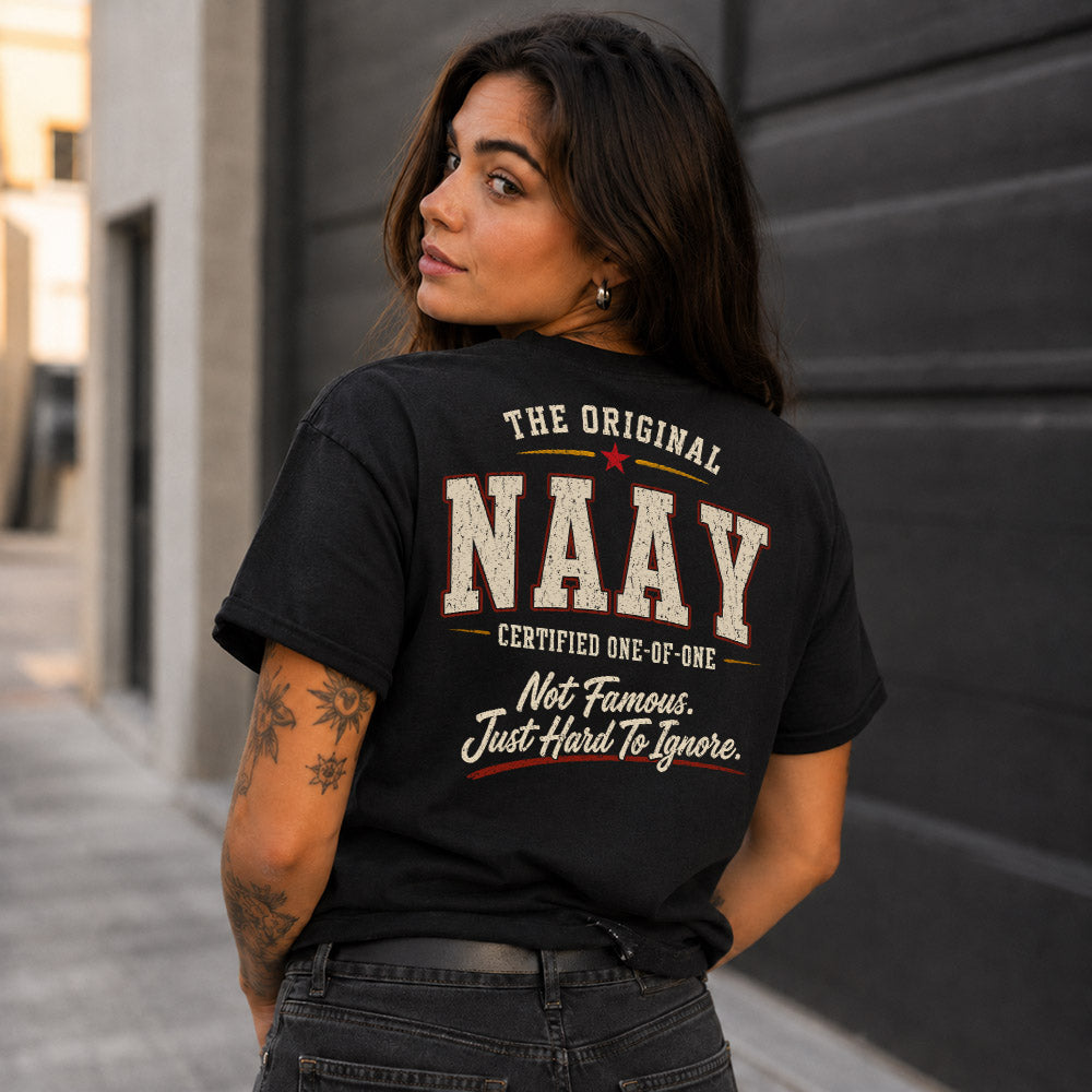 NAAY W65-F6-168 – Personalized Original Issue Apparel “The Original NAME Certified One-of-One"
