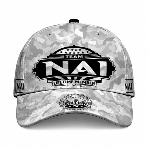 NAI TC01 HH79 Team Your Name Hat, Personalized Camo Baseball Cap, Custom Family Gift, Gift for Him Her