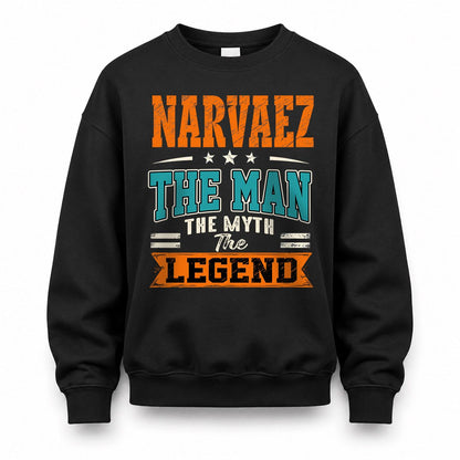 NARVAEZ HH F007 The Man The Myth The Legend Personalized Shirt – Gift for Men
